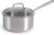 T-Fal Pro Tri-Ply Stainless Steel 2 qt Saucepan with Lid, Induction Pot | NSF-certified tri-ply build, Glass lid traps heat, Oven safe to 500 °F, Built-in measuring marks, All cooktops compatible
