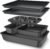 Baking Pans Set, Nonstick Bakeware Sets, Oven Pans for Cooking, AIVIKI 6 Pieces Baking Sheets Set Including Cookie Sheet, Deep Roaster Pan, Square Pan, Loaf Pan, Muffin Pan, Carbon Steel Baking Set