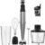 Turelar Immersion Blender Handheld Corded, 1100W 5 in 1 Hand Blender Set | Trigger Variable Speed, Emulsion Stick Mixer with Food Processor, Whisk, Frother, for Soup, Puree, Baby Food, Anti-scratch