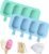Popsicles Molds, Ozera 2 Pack Homemade Cake Pop Molds Cakesicle Maker Set | Reusable Silicone Ice Pop Cream Maker Cakesicle Molds with 50 Wooden Sticks & 50 Bags