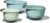 OXO Good Grips 3-Piece Plastic Mixing Bowl Set – Cadet Blue, Tower Gray, Jade, Small, Medium, Large
