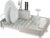 Joseph Joseph Extend Steel Expandable Dish Drying Rack with Removable Cutlery Holder Swivel Draining Spout, Stainless Steel