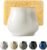 Zoeeker Sponge Holder for Kitchen Sink, Ceramic Dish Sponge Caddy | Scouring Pad Holder Kitchen Storage Accessories Brush Holder for Bathroom, Countertop, Sink, Farmhouse Kitchen Decor, White
