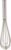 Winco 12″ French Whip, S/S