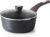 SENSARTE Nonstick Sauce Pan with Lid, 3.0 Quart Saucepan with Double Spout, Multipurpose Large Cooking Pot, Non toxic Kitchen Sauce Pot, Non stick Saucier Pan, Induction Comptable, PFOA Free