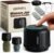 Plateful VacuFresh Electric Mason Jar Vacuum Sealer Kit (10 Lids Included) – For Wide Mouth & Regular Mouth Jars, Cordless, Portable Jar Vacuum Sealer For Food Storage With Lids, Opener, Charger