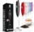 Bean Envy Milk Frother Handheld – Coffee Mixer Wand with Stand – Black | Battery Operated, Stainless Steel Whisk, 19000 RPM, Protein Powder Blender, Electric Stirrer, Mini Foamer