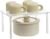 HENABLE 1 Pack Acrylic Cabinet Organizer, Kitchen Countertop Counter Organizer, Clear Spice Rack, Shelf Risers Cabinets for Bathroom, Desk, Dresser Cupboard Organizers and Storage