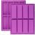 Palksky (2 Pcs) 8 Cavity Rectangle Granola Bar Silicone Mold/Nutrition/Cereal Bar Molds Energy Bar Maker for Chocolate Truffles Ganache Bread Brownie Cornbread Cheesecake Pudding Butter Mould