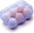 JAMOR 6 Grid Egg Storage Box Refrigerator Crisper Egg Protection Box Portable Egg Carriage Container For Camping Picnic Essential (Blue)