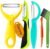GANNK Vegetable Potato Peelers for Kitchen, Y Peeler for Apple Fruit Carrot Zucchini Cucumber Potatoes, Good Grip Veggie Peeler Makes Peeling Very Easy