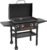 Blackstone 1883 Original 28″ Omnivore Griddle with Hood, Black | Counter Height Side Shelves, Powder Coated Steel, 2 Burner Propane Griddle