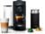 Nespresso Vertuo Plus Deluxe Coffee Machine with Milk Frother, Matte Black | Matte coffee and espresso maker by De’Longhi, brews 4 cup sizes. Aeroccino3 frother bundle for hot or cold milk foam drinks.