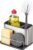 Joseph Joseph Surface Stainless Steel Caddy Sink Area Organizer and Sponge Holder, Gray