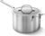 Calphalon Brushed 3-Ply Stainless Steel Cookware Set w/Turbo Heat Tech 4.5Qt Sauce Pan with Lid, Induction, Oven Safe 450F, Brushed Satinless Silver