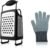 Microplane Cut-Resistant Glove with 4 Blade Box Grater