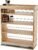 DINDON Pull Out Spice Rack Organizer for Cabinet, (5″ W x 21.9″ D x 25.2″ H) Multi-Use Wood Pull Out Cabinet Organizer Slide Out Shelf Cabinet Storage for Kitchen, Pantry Organization