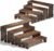 2 Set Wooden Tiered Risers Display Stands for Vendor Events,Stackable Wood Cupcake Display Stand,Farmhouse Decor Wood Dessert Table Display Set,Vendor Booth Display Items,Food Display Risers for Party