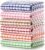 LAZI Kitchen Dish Towels, 16 Inch x 25 Inch Bulk Cotton Kitchen Towels, 6 Pack Dish Cloths for Dish Rags for Drying Dishes Clothes and Dish Towels