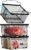 Large Freezer Organizer Bins for 5 to 9 Cu.Ft,Leak-Proof Bottom，3 Pack | ANJUBANFreezer Organizer Bins, Stackable,expandable,foldable,With handle Wire Storage Container Baskets for Sort Frozen Meats