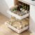 UFORU Pull Out Cabinet Organizer,4‑Side Expandable Drawer with 3 Rails | Adjustable Width 11.4″-18.9″,Depth 16.3″-21.7″,No Drill Adhesive,Nail Fixed, Roll Out Shelves for Kitchen,Pantry