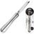 Linden Sweden Original Jonas Vegetable Peeler – Rust Resistant Silver Carrot and Potato Peeler with Ergonomic Handle for Safety and Control – Dishwasher Safe and Compact – Made In Sweden – 6.5in