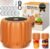 2026 Upgraded Electric Mason Jar Vacuum Sealer Kit with Wide and Regular Mouth Mason Lids -80kpa Automatic Vacuum Pump 2500mAh Battery One Touch Canning Sealing Machine for Food Storage Orange | 2026 Upgraded -80kpa Automatic Vacuum Pump 2500mAh Battery One Touch Canning Sealing Machine for Food Storage Orange