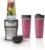 Ninja Nutri-Plus Personal Blender, 900PW, (3) 20oz Cups, Silver, BN301 | 900-peak-watt push-to-blend motor for smoothies & sauces. (3) 20-oz cups, 2 spout lids & storage lid. Dishwasher safe.