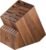 Knife Block without Knives, Large Knife Holder- 25 Slots Acacia Wood Universal Knife Block, Butcher Block Countertop for Knife Storage Organizer