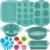 32 Pieces Silicone Baking Pans Set, Nonstick Bakeware Set for Kitchen Oven, Silicone Cake Molds, Round/Square Cake Pan, Baking Sheet, Loaf Pan, Donut Muffin Pans