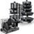 Pots and Pans Organizer Under Cabinet – 8-Tier Adjustable Pan Organizer Rack for Cabinet – Heavy-Duty Pot & Pan Organizer – Perfect to Store Pots, Pans, Lids – Easy Kitchen Organization and Storage