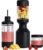 Beast Mega 1200 Plus Countertop Blender, XL Vessel, Carbon Black, 1200W | Smoothies, Shakes, Sauces, Dips & Soups, Blends Ice & Frozen Fruit, Extra Vessels, Straw System