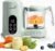 Grownsy Baby Food Maker, Steamer & Blender Baby Food Processor, Green | BPA-Free Elevated Steam Basket, Healthy Homemade Baby Food Purees, Starting Solids & BLW, Baby Feeding Essentials, 6+ Months