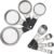 OXO Good Grips Stainless Steel Measuring Cups and Spoons 8-Piece Set | Magnetic Handles for Easy Nesting Storage, Non-Slip Grip, Etched Measurement Markings, Baking Tools, Dry and Liquid Measuring