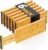 SpaceAid Bamboo Dresser Drawer Dividers 6 Pack, 4.65“ High Adjustable 12.5“-17” Drawer Organizers, Expandable Organization for Clothing, Clothes, Dressers, Natural