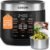 Cosori Rice Cooker 10 Cup, Ceramic Coating Inner Pot, Fuzzy Logic, 18-in-1 | 24H Keep Warm & Delay Timer, Stainless Steel Steamer Basket, Non-stick Ceramic Coating, Sauté, Slow Cook, Black