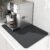 AMOAMI Coffee Mat Dish Drying Mat for Kitchen Counter-Bar Accessories, Hide Stain, Rubber Backed, Absorbent, Fit Under Coffee Maker, Espresso Machine, Pot, Dish Rack, 12″x19″, Dark Grey