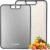 Titanium Cutting Board for Kitchen, Cutting Board Double Sided Food Grade, Pure Titanium/PP, Easy to Clean Large Size 16”×11”
