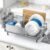 Urackify Stainless Steel Dish Drying Rack for Kitchen Counter, 16.9″ x12.4″ | Rustproof dish rack with utensil holder, 16.9″ L x 12.4″ W Large Capacity, Dish Drainer for Plates Dishes Sliverware, Grey