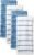 KitchenAid Albany Kitchen Towel 4-Pack Set, Blue Velvet/White, 16″x26″