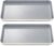 Caraway Non-Stick Ceramic Medium Baking Sheet Duo | Naturally Slick Ceramic Coating, Non-Toxic, PTFE and PFOA Free, Perfect for Baking, Roasting, and More, (15″ x 10″), Cream