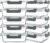 10 Packs 30 oz Glass Meal Prep Containers with Lids | Glass Food Storage Containers with Lids, Airtight Lunch Bento Boxes, Microwave, Freezer and Dishwasher, Gray