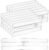 Vtopmart 12 Pack Drawer Dividers for Clothes, 4″ High 10.2″-16.5″ Adjustable Expandable Dresser Drawer Organizer, Clear Plastic Separators for Dresser, Baby Clothing, Underwear, Cosmetic, Toiletries | Expandable Dresser Drawer Organizer, Clear Plastic Separators for Dresser, Baby Clothing, Underwear, Cosmetic, Toiletries