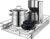 Sikarou Pull Out Cabinet Organizer, Heavy Duty Kitchen Cabinet Pull Out Shelves, Slide Out Wire Basket for Kitchen Cabinets, Bathroom, Pantry, Chrome Finish (11 * 17 in)