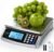 Atogou 110lb Food Scale, Commercial Kitchen Scale with Price Computing | Plug-in Usable, 0.05oz/1g Increment, 304 Stainless Steel, for Cooking, Vegetables, Farm, Industry, Counting. LC300 Silver