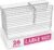 Large Drawer Organizer Bins 26 Pack | Complete 5 Size Clear Plastic Kitchen Drawer Organizers for Utensils | Bathroom Drawer Organizer Trays | Versatile for Makeup Office Organization