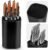 Ninonly Knife Block Without Knives, 2 in 1 Detachable Kitchen Knife Holder | Square universal knife holder with scissors slot, space-saving countertop organizer, detachable for easy cleaning