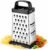 Cheese Grater, 4-Sided Mini Box Grater, Stainless Steel | For cheese, Parmesan & vegetables, compact 4-sided design, dishwasher safe for easy cleaning