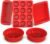 SILIVO 5-Piece Silicone Baking Pans Sets – Nonstick Silicone Bakeware Set with Bread Loaf Pan, Muffin Pan, Square/Round Cake Pan – Oven & Dishwasher Safe