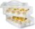 Snapware (2-Layer, 24 Eggs) Plastic Detachable Deviled Egg Carrier Storage Container With Lid and Handle, Freezer Dishwasher Microwave Safe | 24-Egg Capacity | 2-Layer Design | BPA-Free Plastic | Freezer Safe | Top-Rack Dishwasher Safe | Detachable Layers